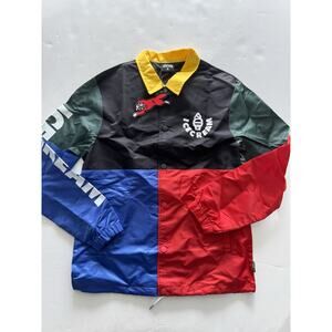Ice Cream Jacket Mens Coach Jacket Multi Large NWT!